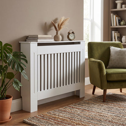 Modern Vertical Slat Radiator Cover