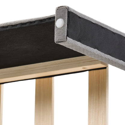Double Upholstered Bed Frame with 2 Drawers