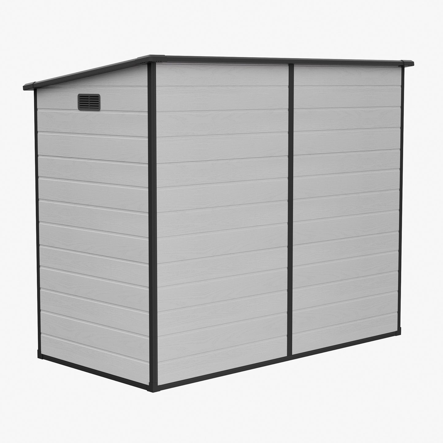 8 x 4FT Outdoor Garden Pent Roof Tool Storage Shed