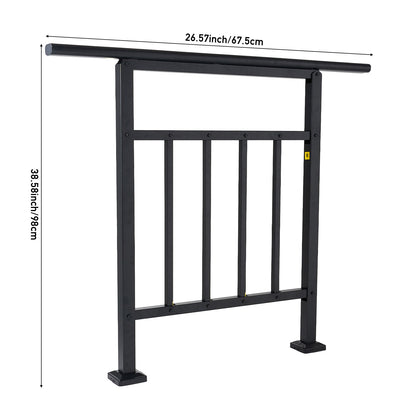Adjustable Galvanised Steel Stair Handrail
