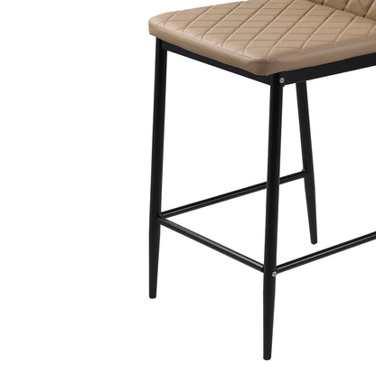 2PCS Upholstered Bar Stools