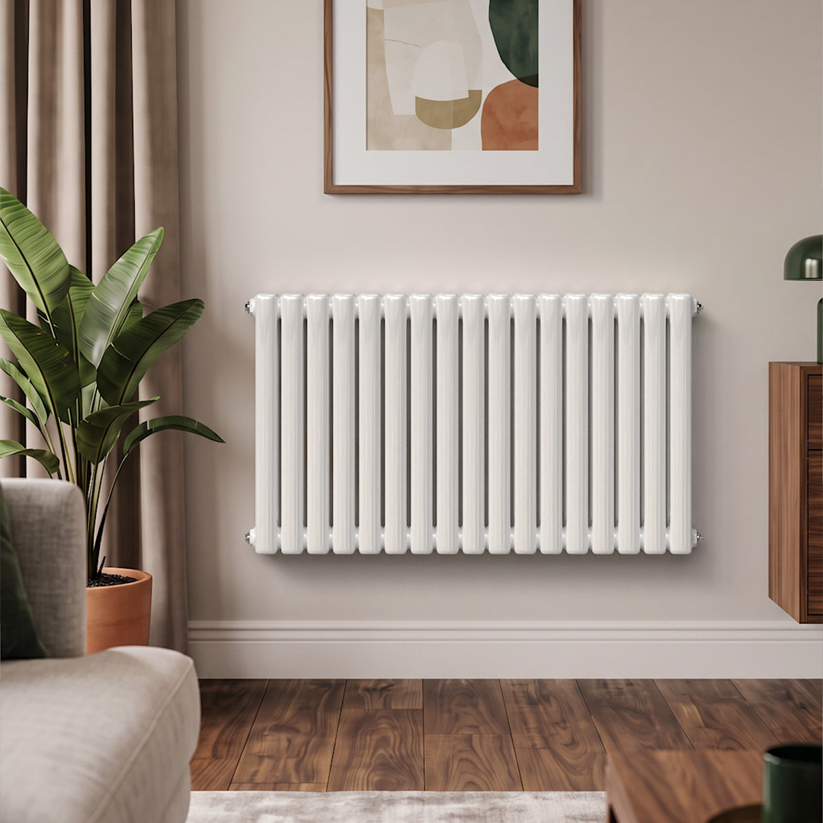 5626 BTU Horizontal Double Column Radiator