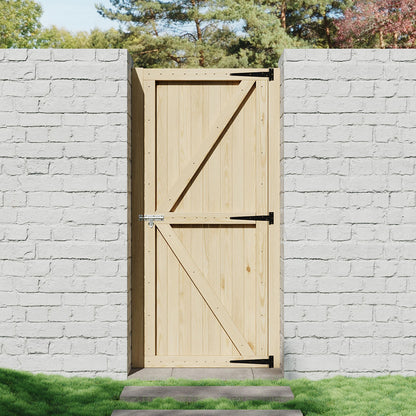 75cm W Arched Wooden Heavy-Duty Garden Gate 180cm H