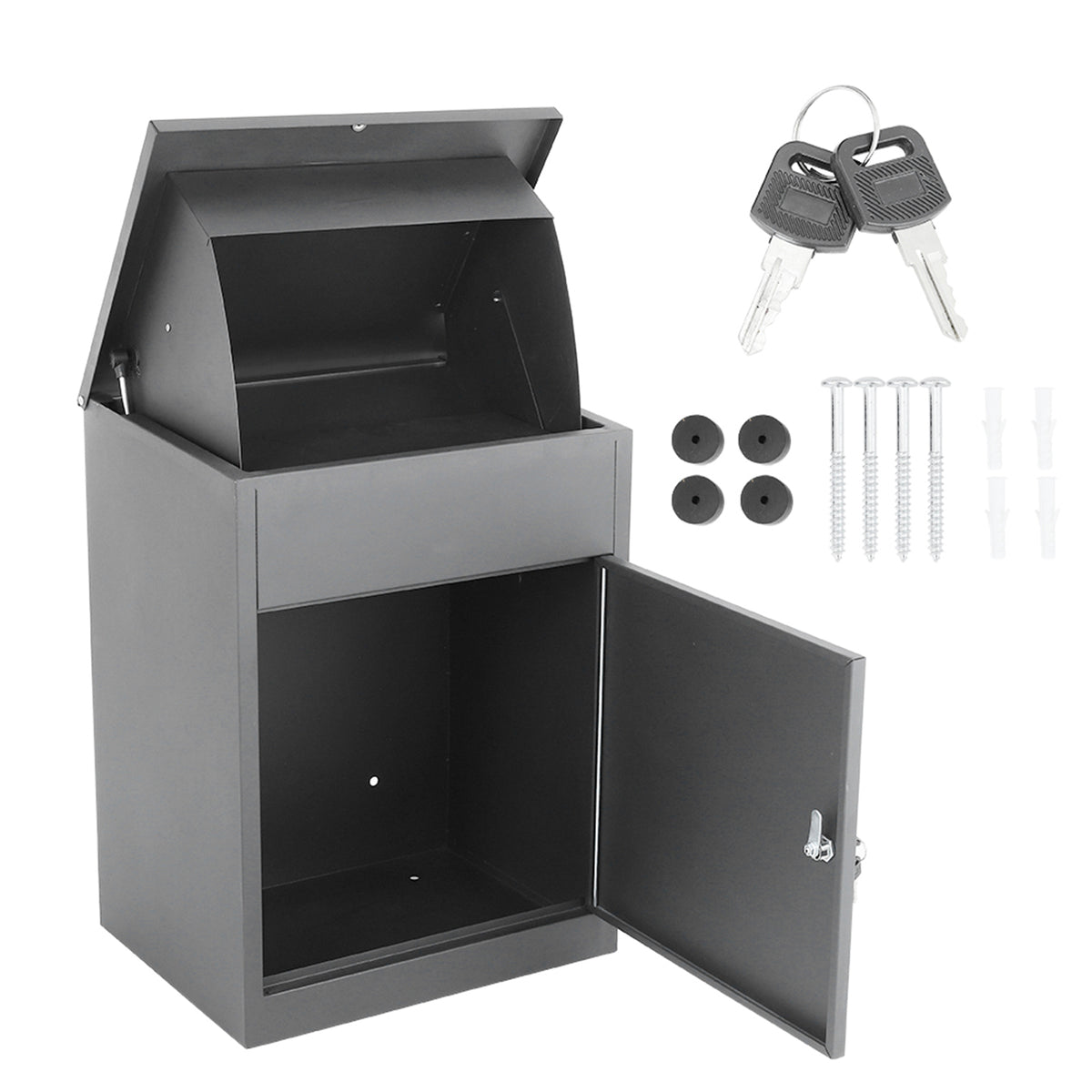 Lockable Galvanised Steel Parcel Drop Box
