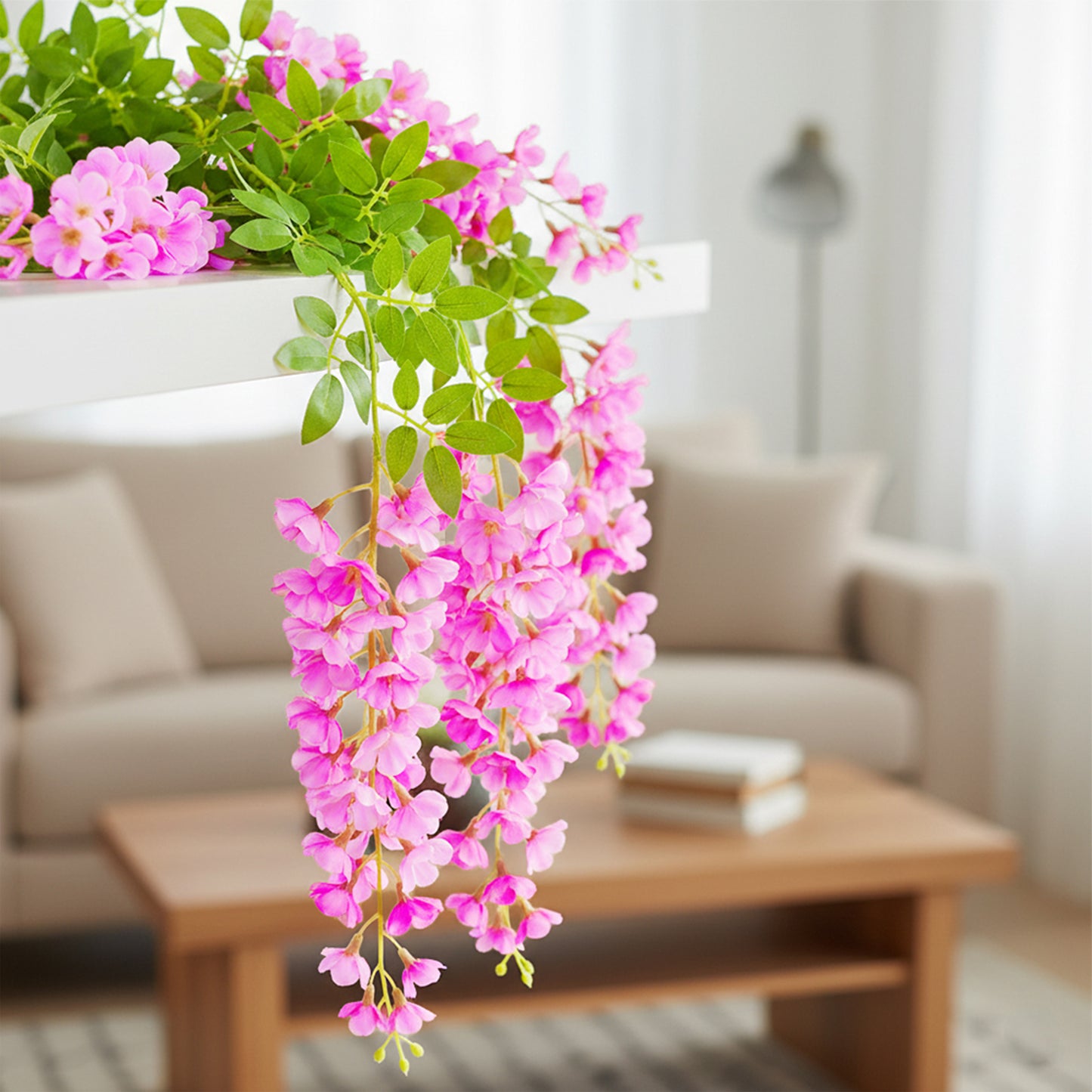 Artificial Wisteria Flowers Garland