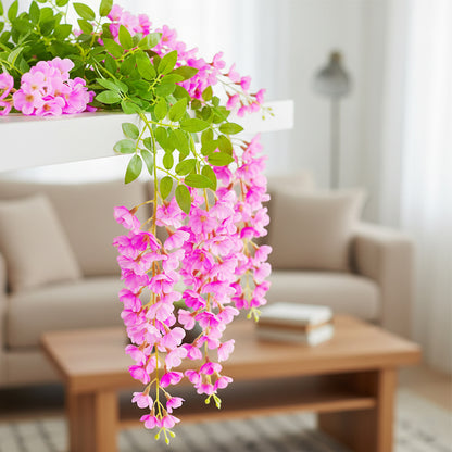 Artificial Wisteria Flowers Garland