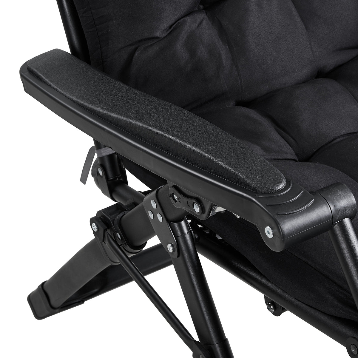Zero Gravity Outdoor Recliner with Seat Cushion & Headrest