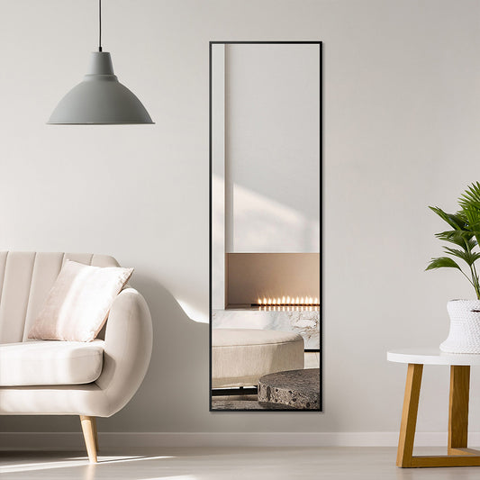 Rectangular Full Length Mirror Freestanding Hanging