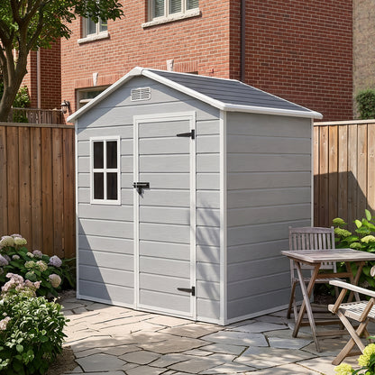 6x4FT Outdoor Plastic Storage Shed