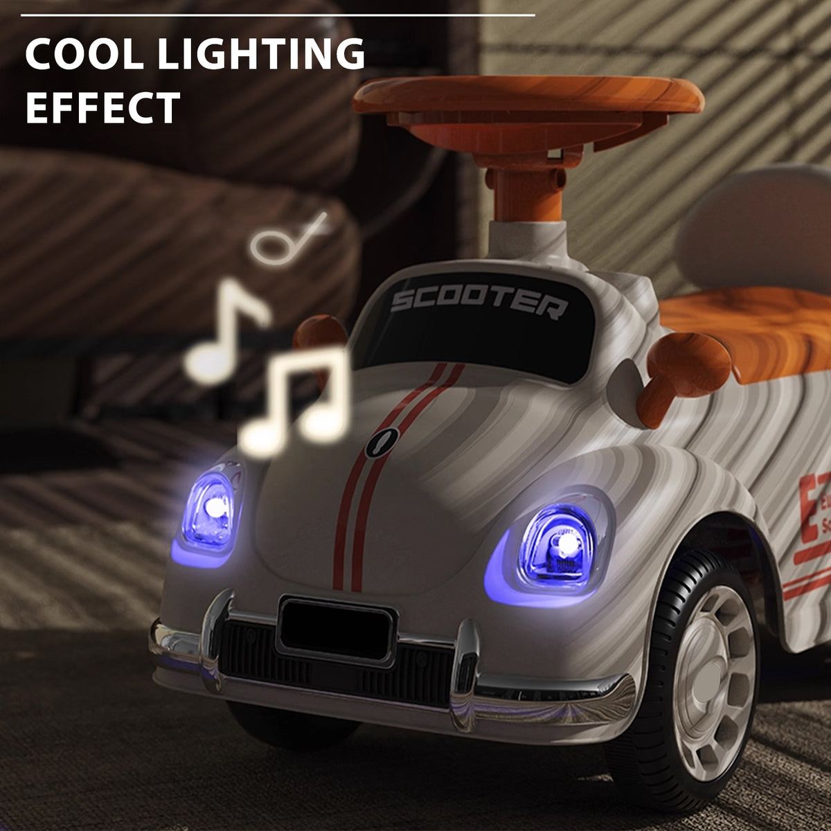 Foot-to-Floor Ride-On Car for Kids