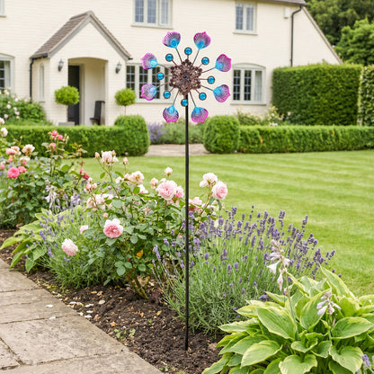 Outdoor Metal Wind Spinner for Garden & Patio