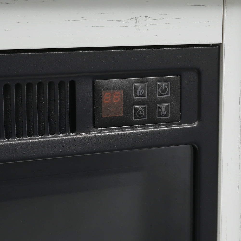 Insert Electric Fireplace TV Stand with Timer and Remote
