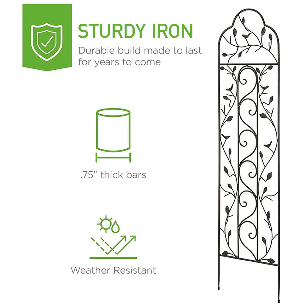 2Pcs Garden Trellis for Climbing Plants