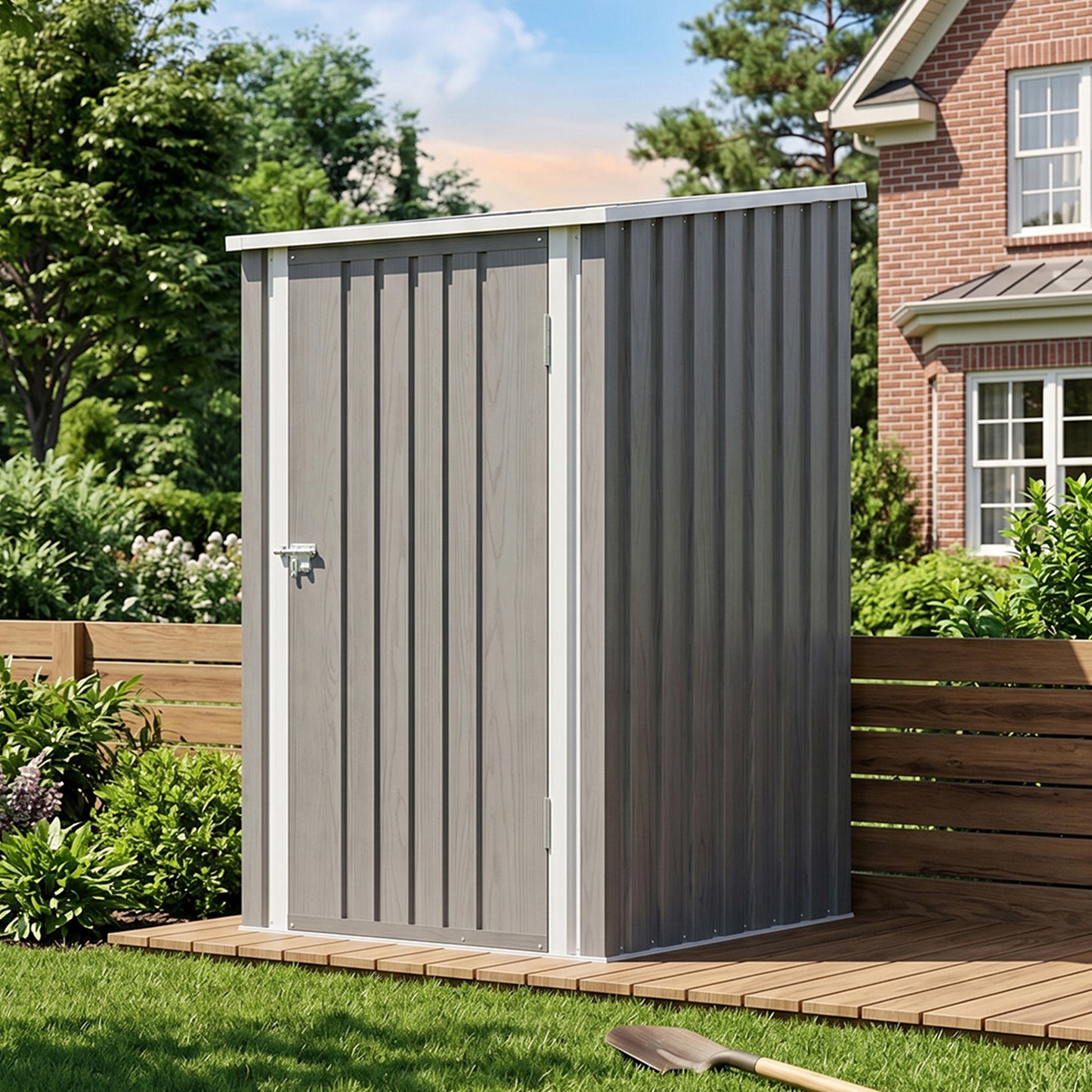 3 x 3FT Outdoor Metal Garden Storage Shed