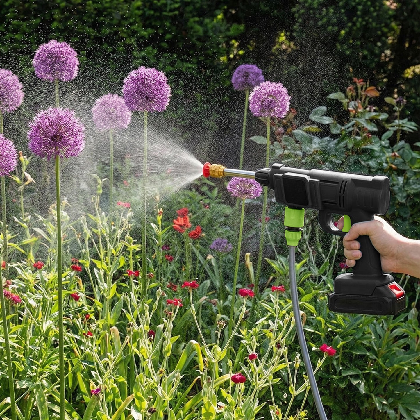 Electric Handheld Pressure Washer Cleaner with 1 Battery