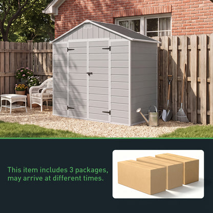 8x4 FT Large Garden Storage Shed