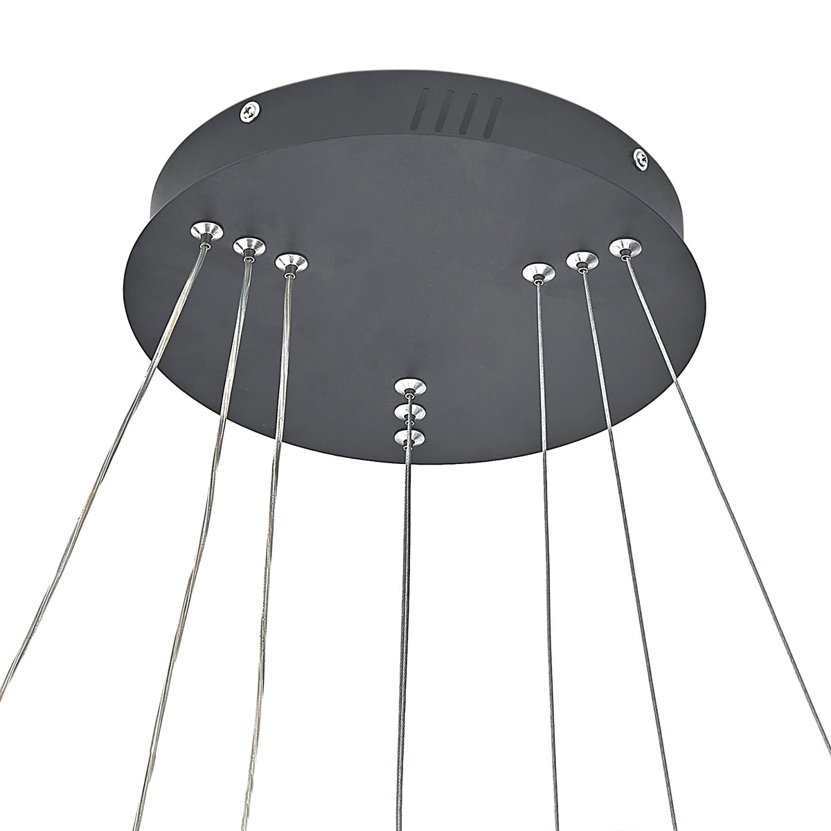 Modern 3 Ring Aluminum Round Hanging LED Pendant Light