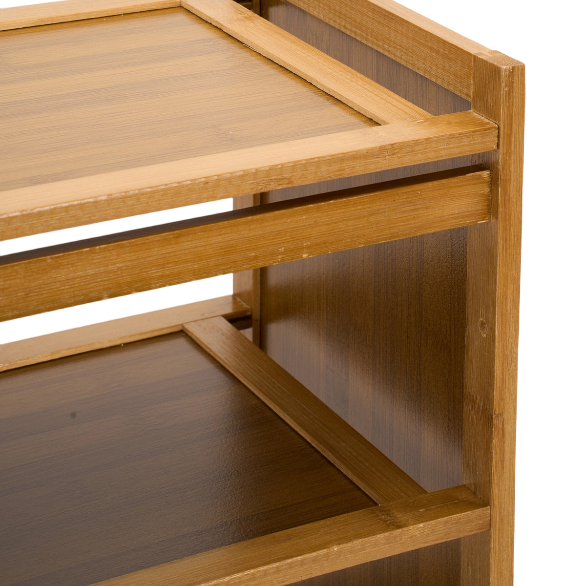 7-Tier Freestanding Shoe Rack with Dust Cover & Boot Compartment