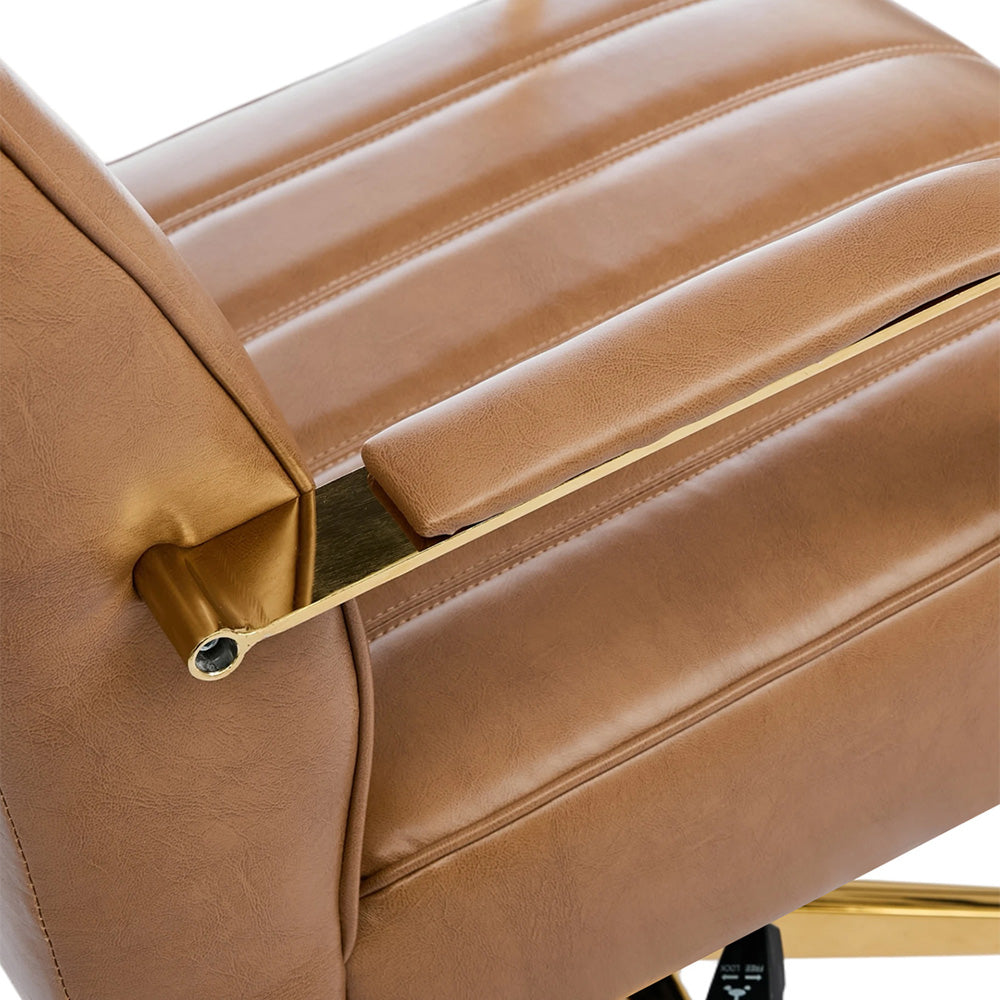 PU Leather Office Chair with Castors