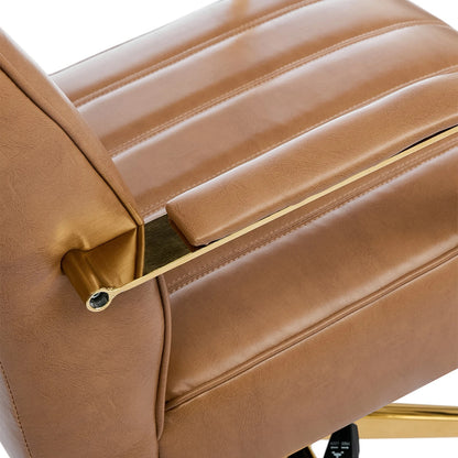 PU Leather Office Chair with Castors