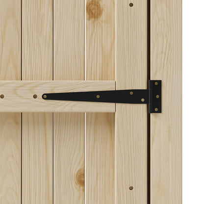 83cm Wide Wooden Garden Fence Panels 180cm High