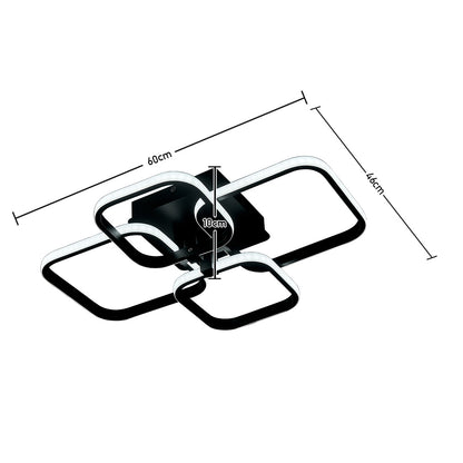 Contemporary LED Energy-efficient Semi Flush Ceiling Light