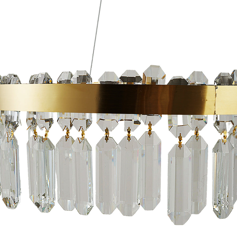 Luxurious Crystal Pendant Light Chandelier with Remote Control