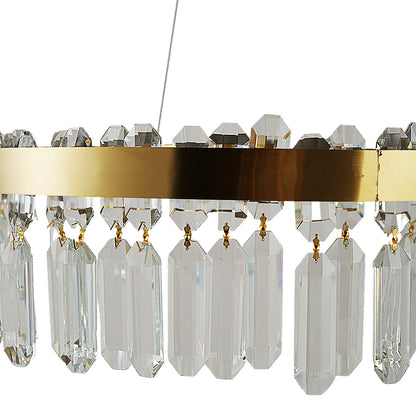 Luxurious Crystal Pendant Light Chandelier with Remote Control