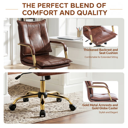 PU Leather Upholstered Office Chair