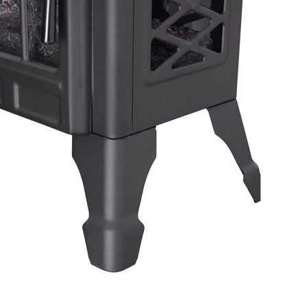 Freestanding Electric Fireplace Heater with Remote Control
