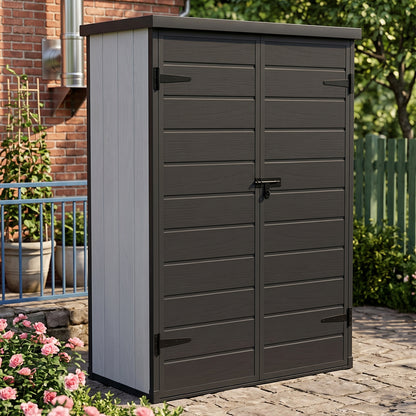 5x3 FT Outdoor Garden Tool Storage Shed