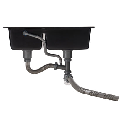 Modern Quartz Resin Composite Kitchen Sink with Waste Kit
