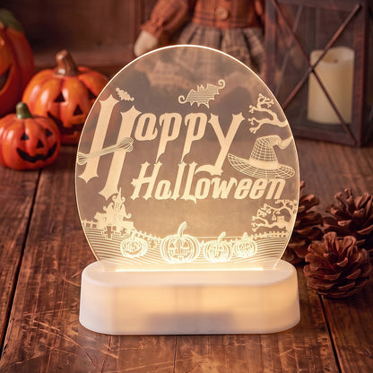 3D Halloween Acrylic Light-Up Decoration