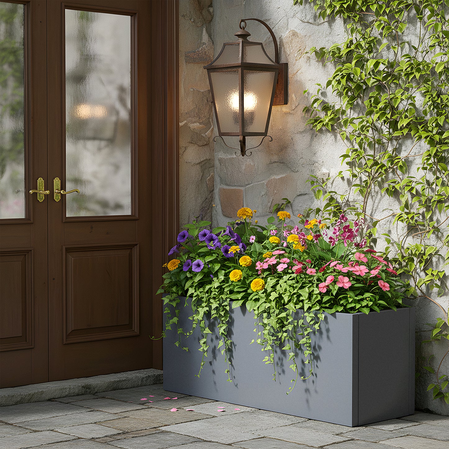 70cm Decorative Metal Garden Planter