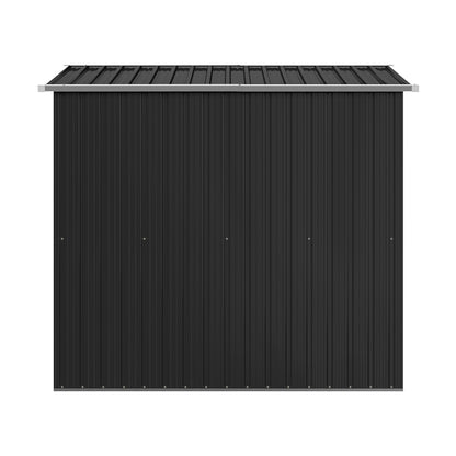 6 x 4 ft Metal Garden Storage Shed with Pent Roof & Single Door