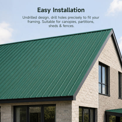 12pcs Galvanised Steel Corrugated Roofing Sheets