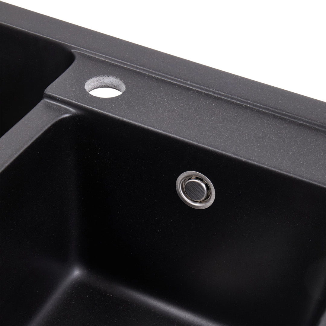 Modern Quartz Resin Composite Kitchen Sink with Waste Kit