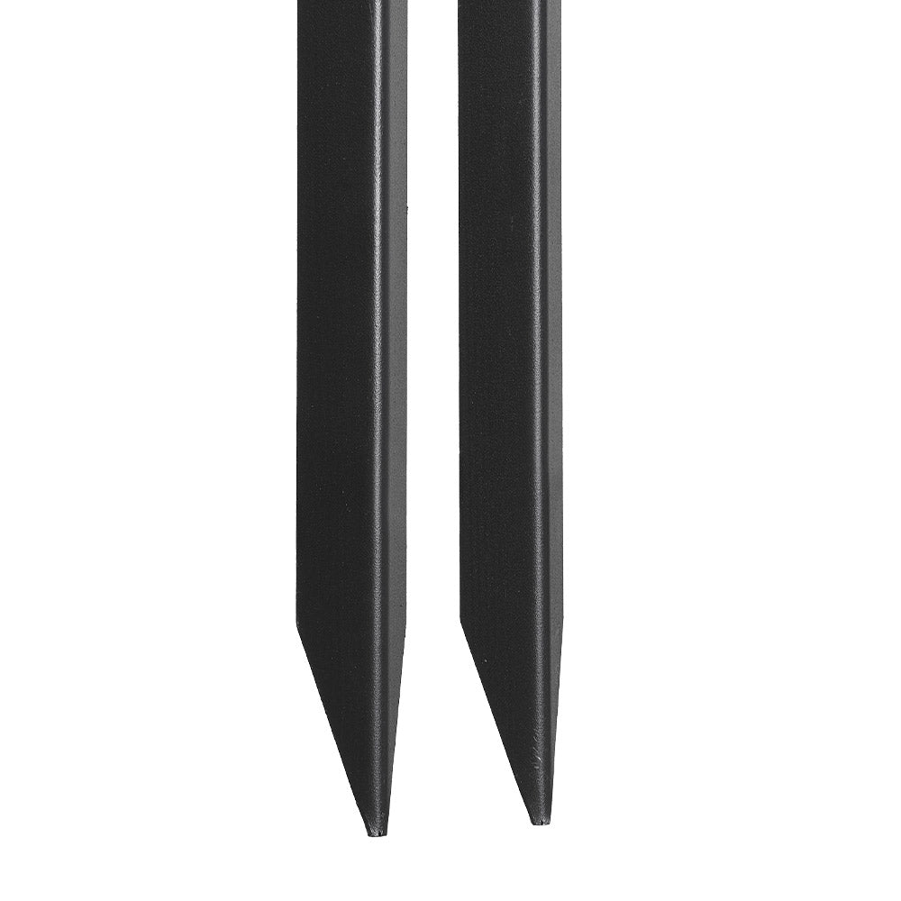 2/4 Pack Black Metal Garden Fence Repair Brackets for Single and Double Sided Use