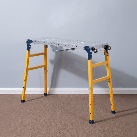 Foldable Workbench On Wheels