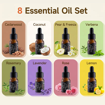 Wood Grain Ultrasonic Essential Oil Diffuser
