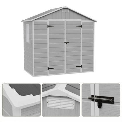 8x4 FT Large Garden Storage Shed