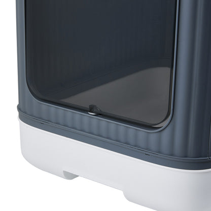 Large Enclosed Cat Litter Box with UV Sterilizer Lamp