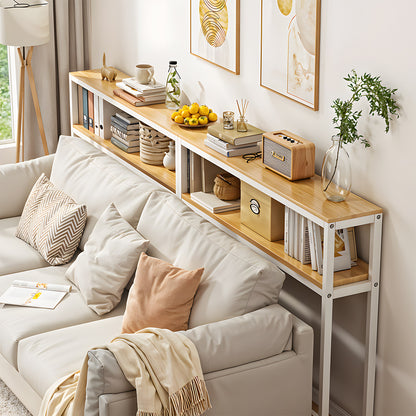 2-Tier Narrow Console Table