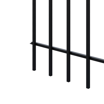 5-Panel Decorative Metal Garden Fence Set