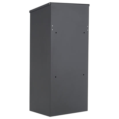 90cm Lockable Galvanised Steel Outdoor Parcel Drop Box