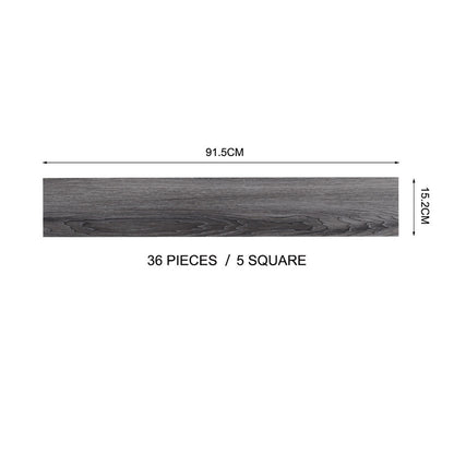 Rustic Lifelike Wood Grain Self-adhesive PVC Flooring