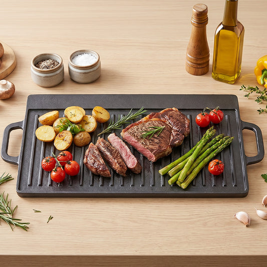 Cast-Iron Reversible Griddle Pan
