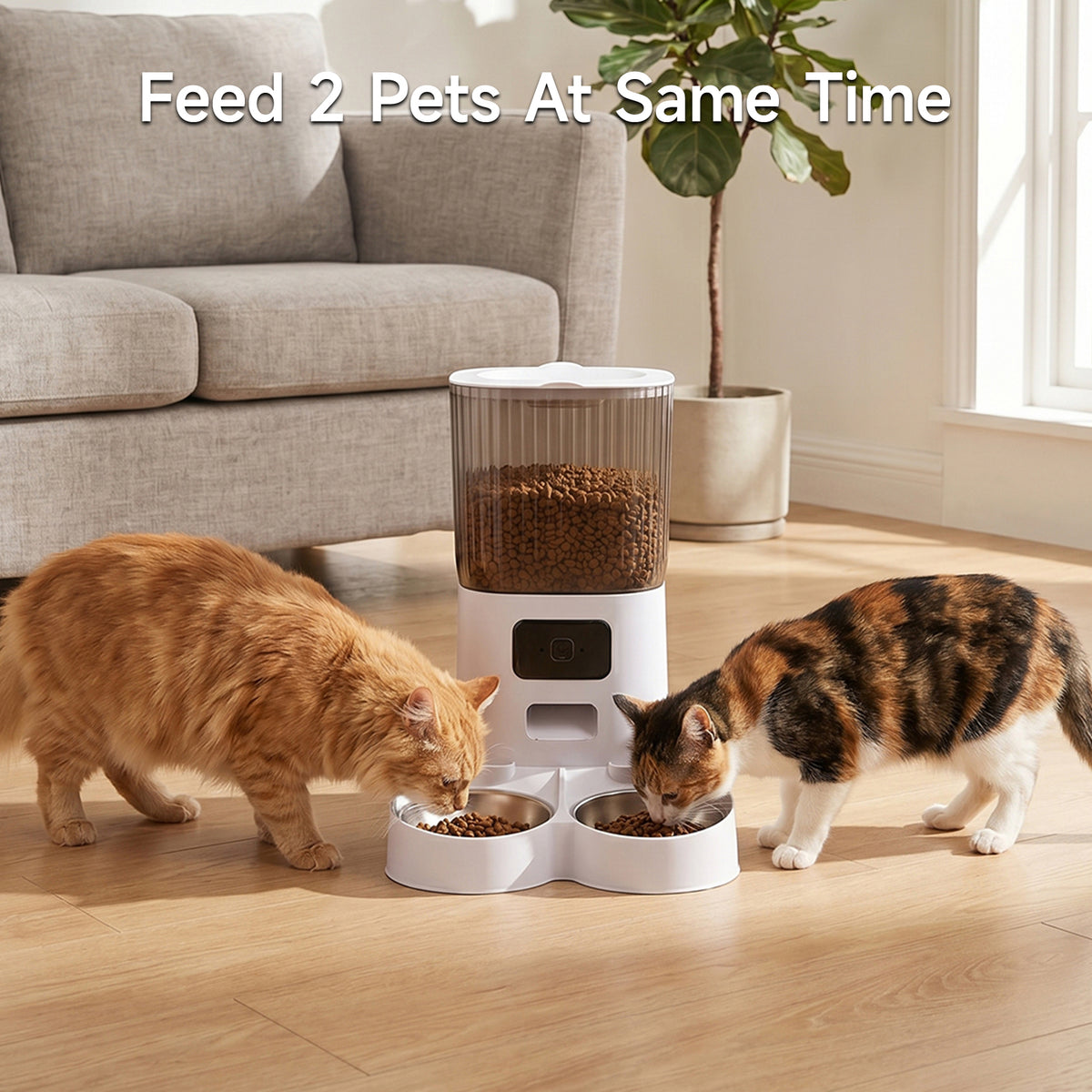 5L Dual Power Pet Feeder with App Control