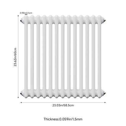 3637 BTU Horizontal 3 Column Radiator