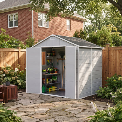 7x6 FT Large Garden Storage Shed